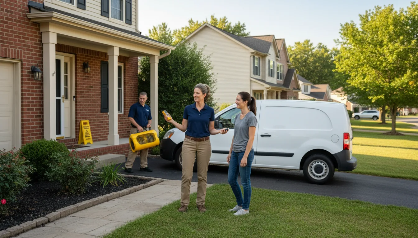 Water restoration image for Flood Water Cleanup, Removal And Restoration Services in Cincinnati, IA